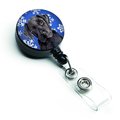 Carolines Treasures Labrador Winter Snowflakes Holiday Retractable Badge Reel SC9364BR